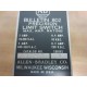 Allen Bradley 802-PASJ218 Limit Switch 802PASJ218 Series A