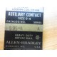 Allen Bradley 595-A Contact 595A Ser.A Size 0-4 (Pack of 2) - Used