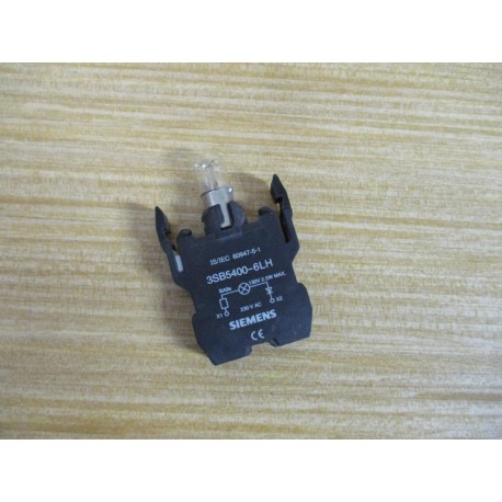 Siemens 3SB5400-6LH Lamp Holder 3SB54006LH W Bulb - New No Box
