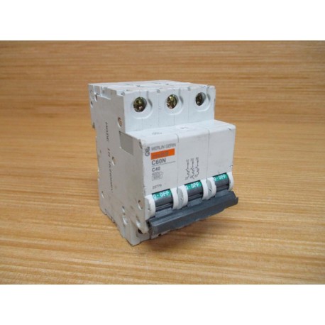 Merlin Gerin 23779 Schneider Breaker Square D MG23779 WO DIN Clips - Used