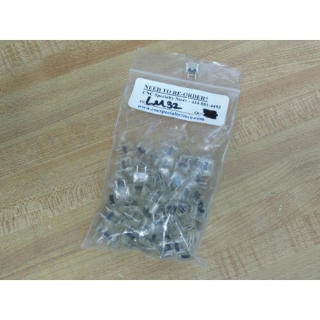 CNC Specialty Store LM32 Fuse 3.2A LM-1Z Clear (Pack of 89) - New No Box