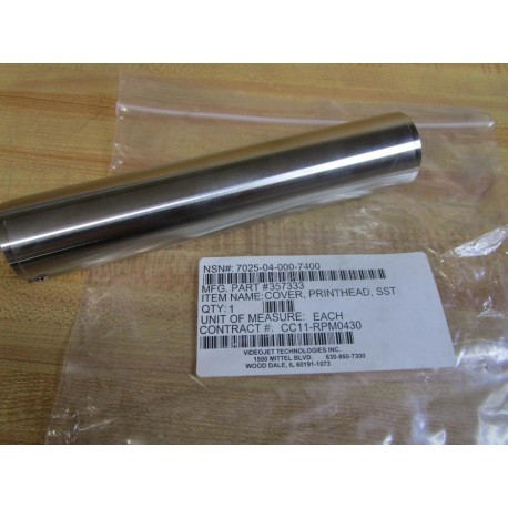 VideoJet 357333 Stainless Steel Printhead Cover