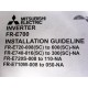 Mitsubishi FR-E700 Inverter Installation Guideline FRE700 WCD - New No Box