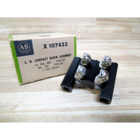 Allen Bradley X-107422 Contact Block Assembly X107422 (Pack of 2)
