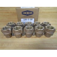 Dixon 100-D-BR Andrews 1" Female Coupler 27024-6 (Pack of 10)