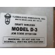 Tjernlund D-3 Draft Inducer D3 - New No Box