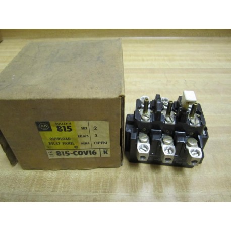 Allen Bradley 815-C0V16 Overload Relay 815-COV16