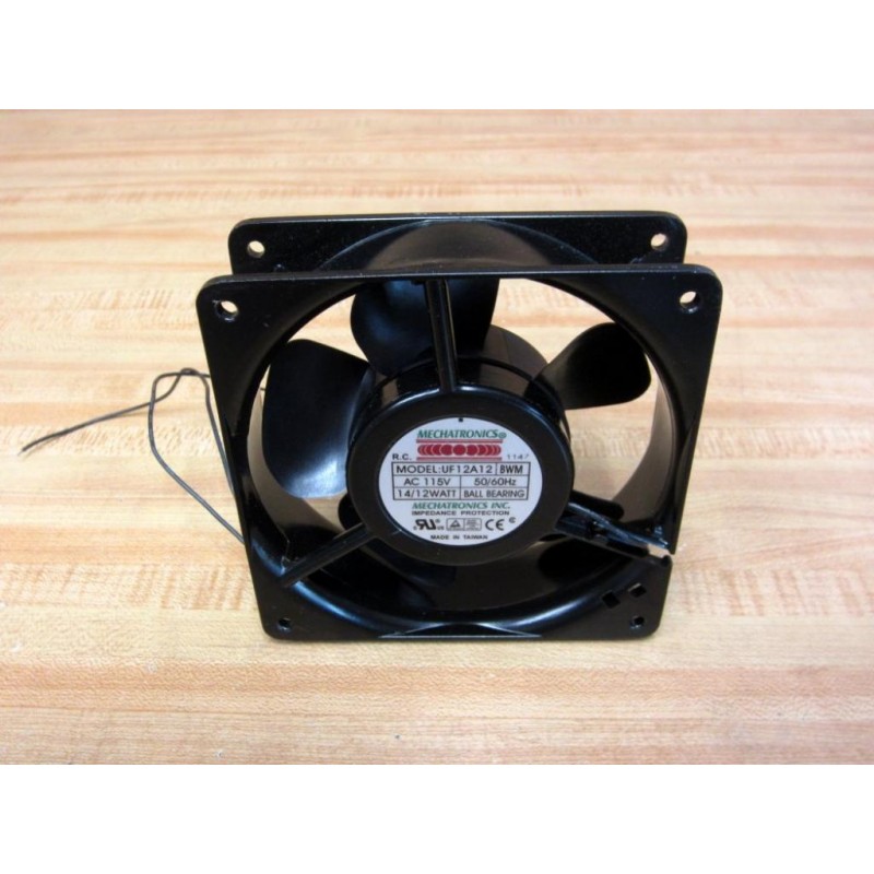 Mechatronics UF12A12 Metal AC Axial Fan UF12A12-BWM - New No Box - Mara ...