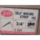 Efcor 251 Self Nailing Strap 34" (Pack of 99)