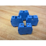 Entrelec ABB M3516 Terminal Blocks M3516 115 124 07 Blue (Pack of 4) - Used