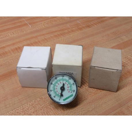 Numatics 214-103A Pressure Gauge 0-160 PSI (Pack of 3)