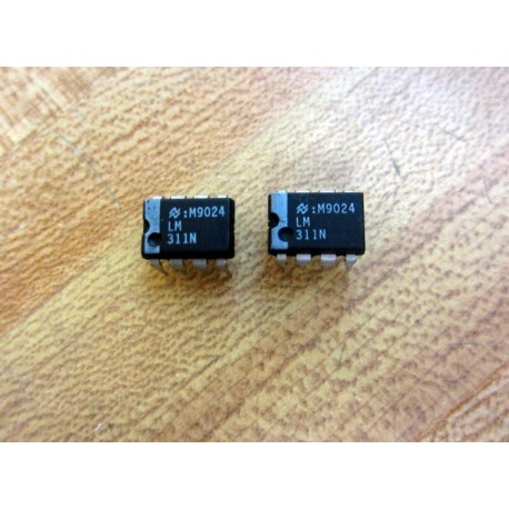 National Semiconductor LM 311N Integrated Circuit (Pack of 2) - New No Box