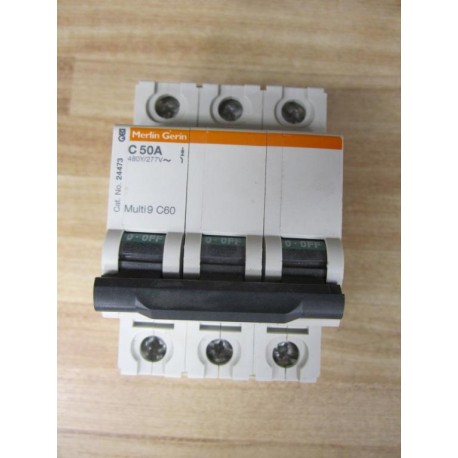 Merlin Gerin 24473 Square D Breaker 50A MG24473 Schneider - New No Box