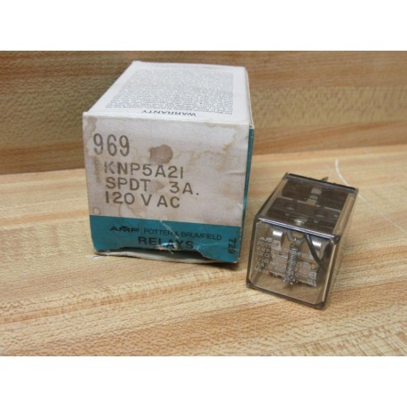 Potter & Brumfield KNP5A21 120 Relay KNP5A21