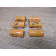 Sprague TVAN-1436 Atom Capacitor TVAN1436 4UF 200VNP (Pack of 6) - New No Box