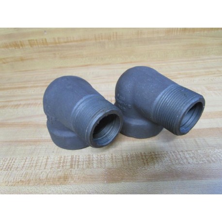 Generic SAA105 1-12 3M Street Elbow Pipe Fitting 1-12" (Pack of 2) - New No Box