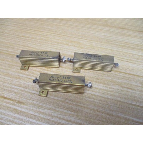 Arcol HS50R02 Resistor HS50R02 (Pack of 3) - Used