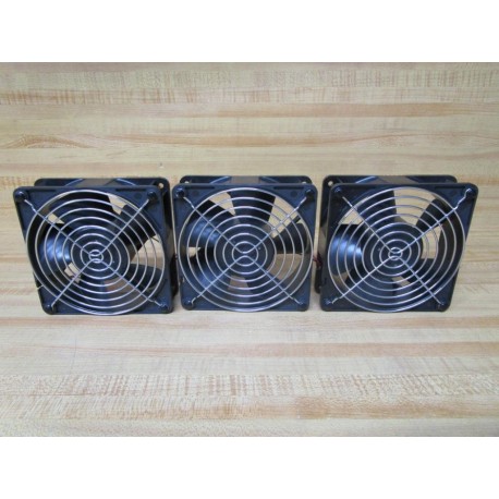 Mechatronics F1238E12B Fan WMetal Guard (Pack of 3) - Used