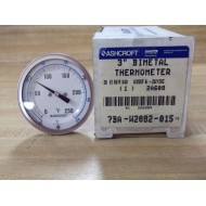 Ashcroft 30EI60R040 3" Bimetal Thermometer