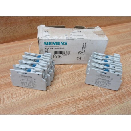 Siemens 3TX4-010-2A Aux. Contact Block 3TX40102A (Pack of 8)