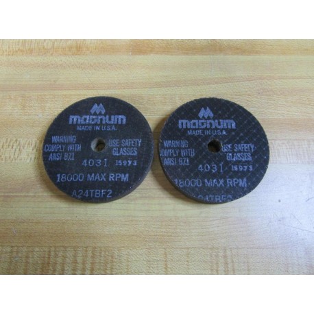 Magnum 4031 Grinding Wheel 15973 (Pack of 2) - New No Box