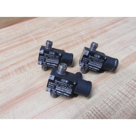 Quantatron SA-90TNC-115S Teledyne Switch-Coaxial SA90TNC115S (Pack of 3) - Used