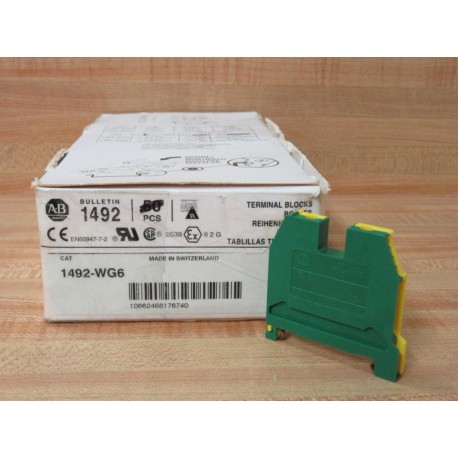 Allen Bradley 1492-WG6 Terminal Block 1492WG6 (Pack of 43)