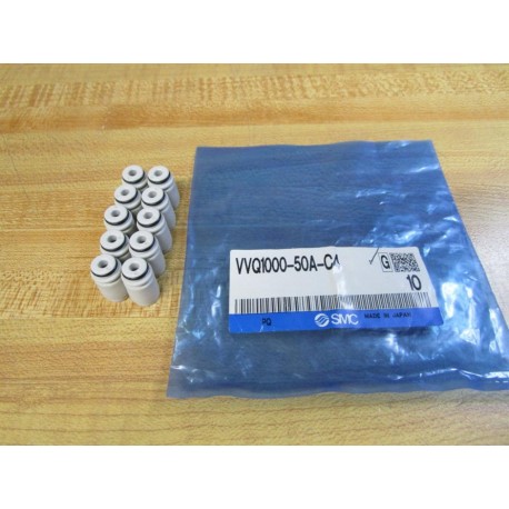 SMC VVQ1000-50A-C4 Tube Fitting Assembly VVQ100050AC4 (Pack of 10)