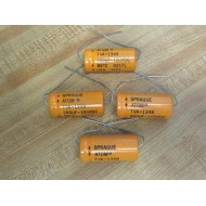 Sprague TVA-1348 Atom Capacitor TVA1348 200UF 100VDC (Pack of 4) - New No Box