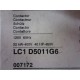 Telemecanique LC1-D5011-G6 Contactor LC1D5011G6