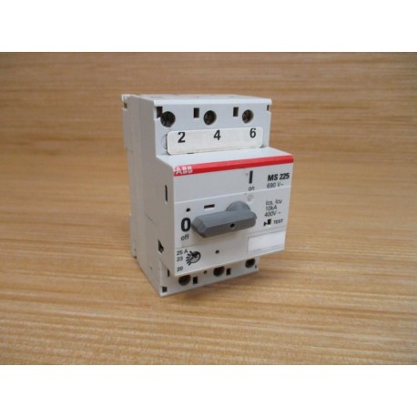 ABB MS 225-25 Manual Motor Protector MS225 - Used