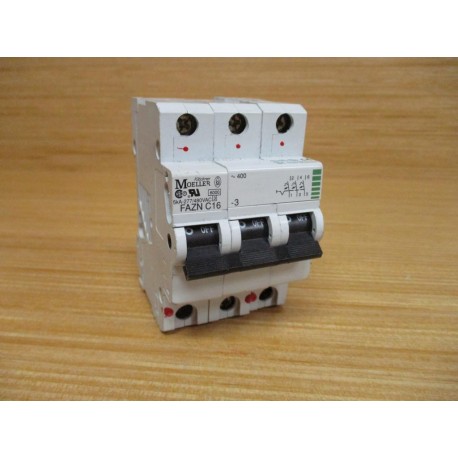 Klockner Moeller FAZN-C16-3 16A Circuit Breaker FAZNC163 - Used