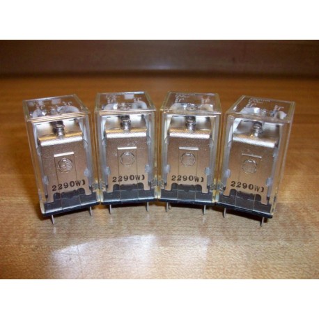 Omron LY2-12VDC Relay LY212VDC (Pack of 4) - New No Box