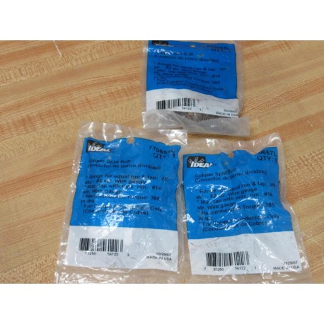 Ideal 770657L Copper Split Bolt (Pack of 3)