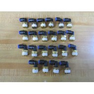 SMC KQL06-03S Male Elbow Fitting KQL0603S (Pack of 22) - New No Box