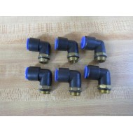 SMC KQL12-U03 Elbow UNIFIT Fitting KQL12U03 (Pack of 6) - New No Box