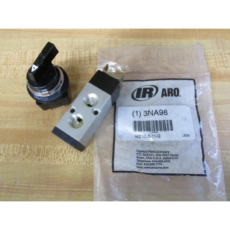 Ingersoll Rand M212LS-11-G ARO Manual Air Control Valve M212LS-11