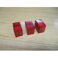 Square D 8501 RSD14 Relay 8501RSD14 Red, 12VDC (Pack of 3) - Used