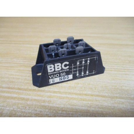BBC Brown Boveri VUO50-08 NO5 Bridge Rectifier VUO5008NO5 - Used