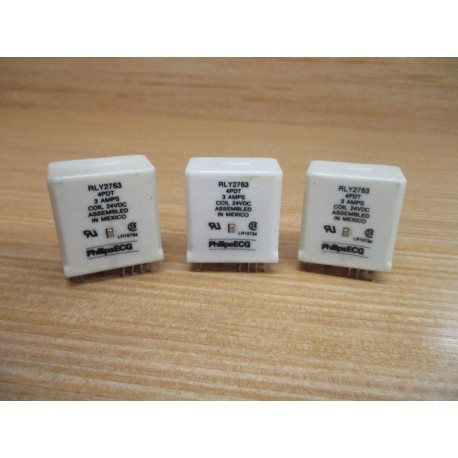 ECG Component RLY2763 Relay RYXE1Y4-V700 (Pack of 3) - Used