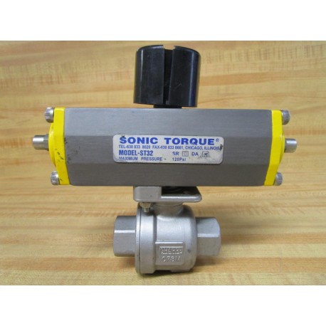 Sonic Torque ST32-DA Sharpe Pneumatic Actuator ST32 WCF8M - New No Box