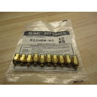 SMC KQ2H04-M5 Male Fitting KQ2H04M5 (Pack of 10)