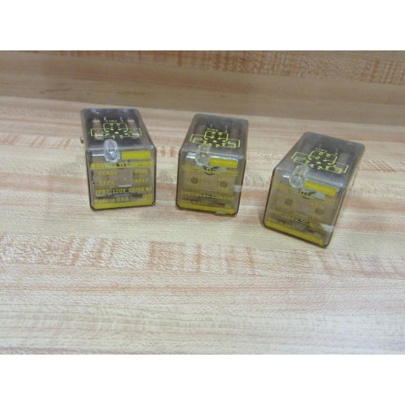 Square D 8501-KP12 Relay 8501KP12 120V (Pack of 3) - Used