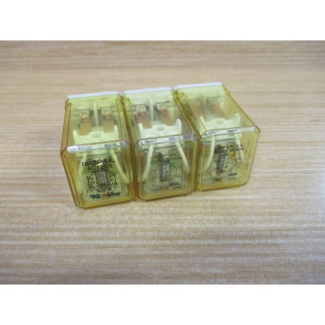 IDEC RR2P-UL-AC120V Relay RR2PULAC120V (Pack of 3) - Used