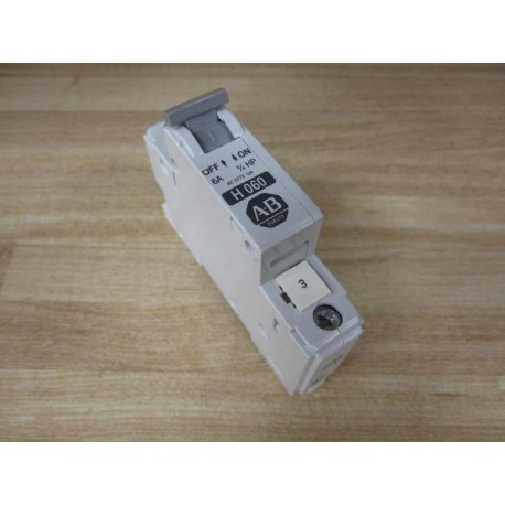 Allen Bradley 1492-CB1H060 Breaker 1492CB1H060 6A Series C - Used