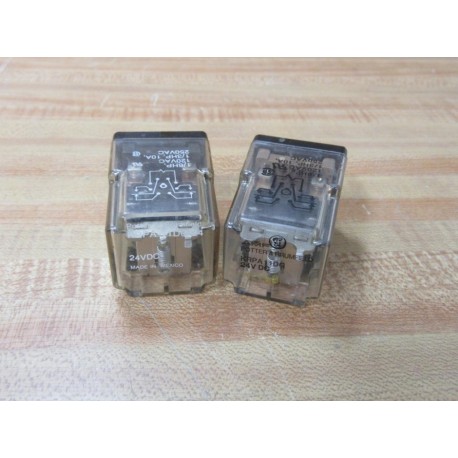 Potter & Brumfield KRPA-11DG-24V DC Relay KRPA11DG24VDC (Pack of 2) - Used