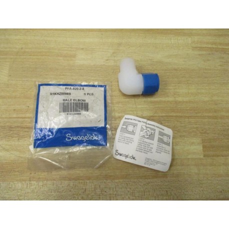 Swagelok PFA-820-2-8 Male Elbow PFA82028