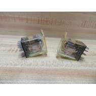 Omron MY4ZF-200220 Relay MY4ZF200220 (Pack of 2) - Used