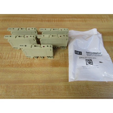 IMO ERF2D110AC Terminal Block Fuse Holder ERF2 ERF2D110AC-5PK (Pack of 5)