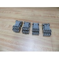 Square D 8501-NR45 Relay Socket 8501NR45 7 Amp 300V (Pack of 4) - Used